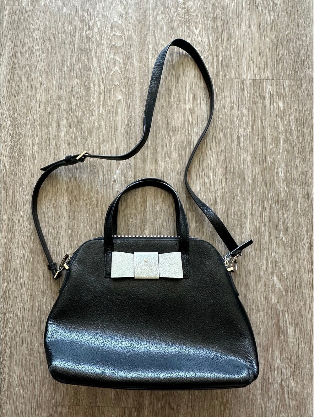 Kate Spade Black Satchel Crossbody Bag